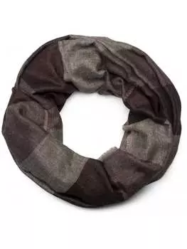 Шарф styleBREAKER, цвет grau/dunkelbraun