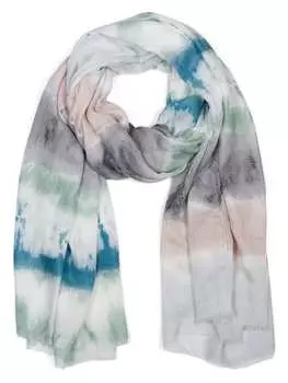 Шарф styleBREAKER, цвет grau/grn/blau