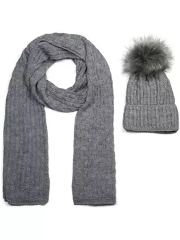 Шарф styleBREAKER, цвет grau meliert