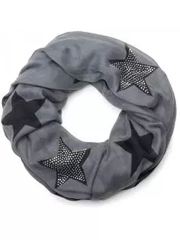 Шарф styleBREAKER, цвет grau/schwarz