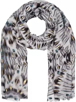 Шарф styleBREAKER, цвет grau/schwarz