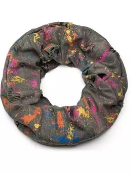 Шарф styleBREAKER, цвет grau/schwarz