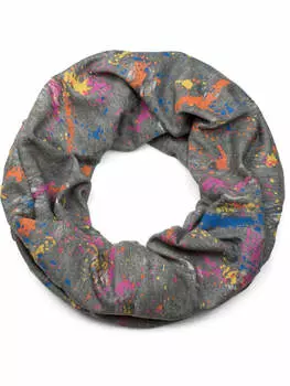 Шарф styleBREAKER, цвет grau/wei