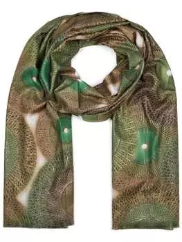 Шарф styleBREAKER, цвет grn/braun