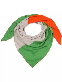 Шарф styleBREAKER, цвет grn/orange/hellgrau