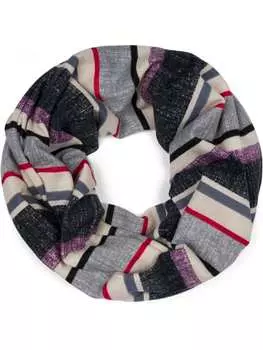 Шарф styleBREAKER, цвет lila/grau/beige