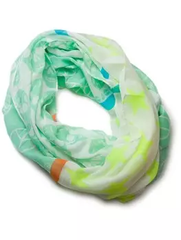 Шарф styleBREAKER, цвет mintgrn/wei