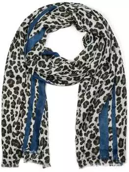 Шарф styleBREAKER, цвет oliv/blau