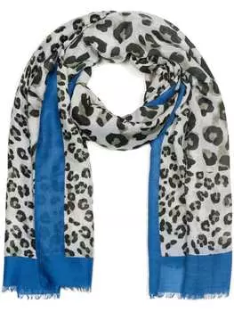 Шарф styleBREAKER, цвет oliv/blau