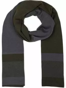 Шарф styleBREAKER, цвет oliv/grau