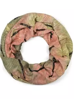 Шарф styleBREAKER, цвет oliv/rose