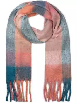 Шарф styleBREAKER, цвет petrol/altrose