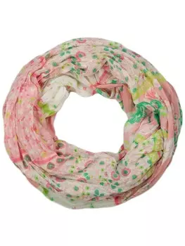Шарф styleBREAKER, цвет rosa/grn