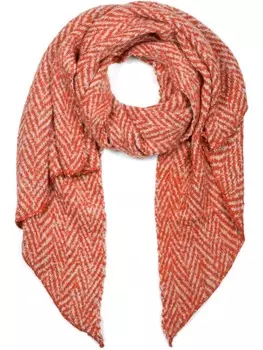 Шарф styleBREAKER, цвет rot/beige
