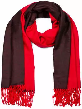 Шарф styleBREAKER, цвет rot/schwarz