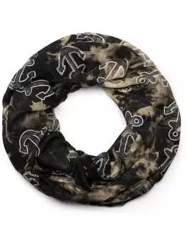 Шарф styleBREAKER, цвет schwarz/beige