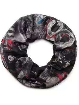 Шарф styleBREAKER, цвет schwarz/grau/rot/blau