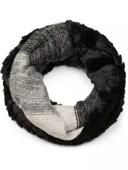 Шарф styleBREAKER, цвет schwarz/grau/wei