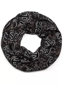 Шарф styleBREAKER, цвет schwarz/rose