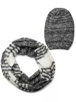 Шарф styleBREAKER, цвет schwarz/wei