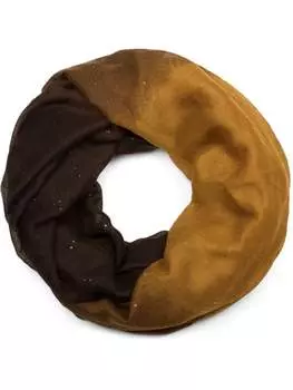 Шарф styleBREAKER, цвет senf/dunkelbraun