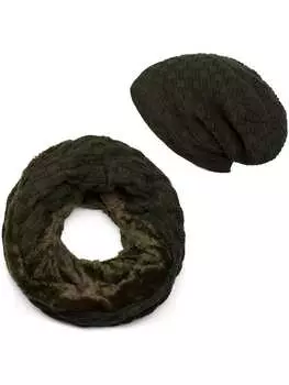 Шарф styleBREAKER, цвет tannengrn dunkel