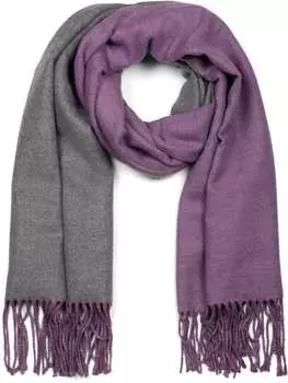 Шарф styleBREAKER, цвет violett/dunkelgrau
