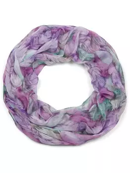 Шарф styleBREAKER, цвет violett/grn
