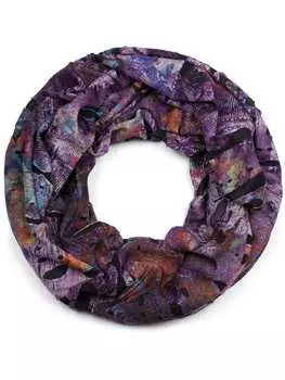 Шарф styleBREAKER, цвет violett/pink/blau