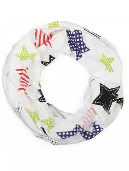 Шарф styleBREAKER, цвет wei/schwarz