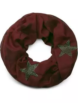 Шарф styleBREAKER, цвет weinrot/dunkelrot