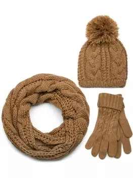 Шарф styleBREAKER, коричневый