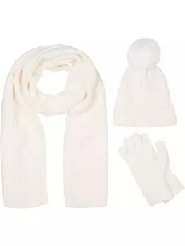 Шарф styleBREAKER, кремовый