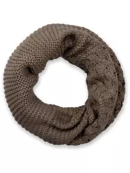 Шарф styleBREAKER, серо-коричневый