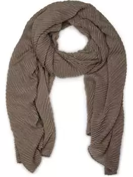 Шарф styleBREAKER, серо-коричневый