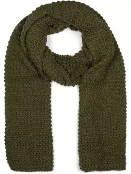 Шарф styleBREAKER Strick, оливковый