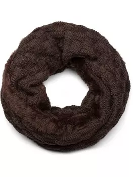 Шарф styleBREAKER, темно-коричневый