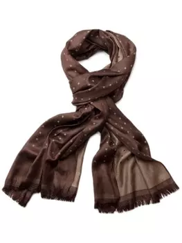 Шарф styleBREAKER, темно-коричневый