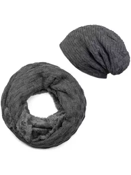 Шарф styleBREAKER, темно-серый