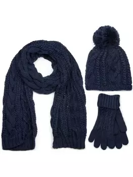 Шарф styleBREAKER, темно-синий