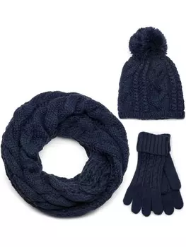 Шарф styleBREAKER, темно-синий