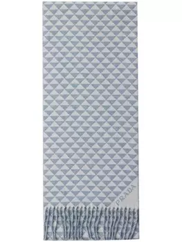 Шарф Symbole Prada, синий