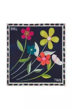Шарф TEXTIL Tous, темно-синий