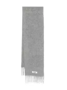 Шарф The Carro с бахромой JACQUEMUS, серый