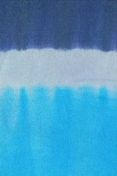 Шарф The Elder Statesman Dip Heavy 'Ivory/Navy', разноцветный