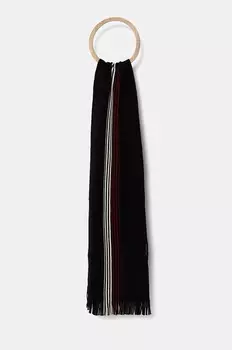 Шарф Tommy Hilfiger с добавлением шерсти, черный