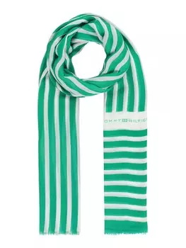 Шарф TOMMY HILFIGER Scarf Essential, зеленый