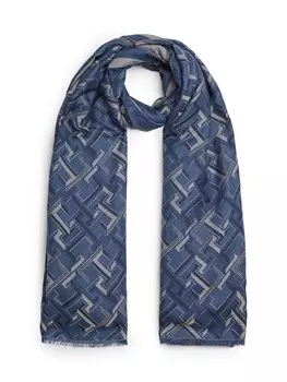 Шарф TOMMY HILFIGER Scarf, синий