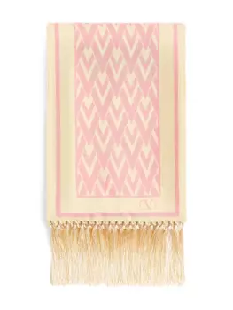 Шарф Toute La V Valentino Garavani, нейтральный