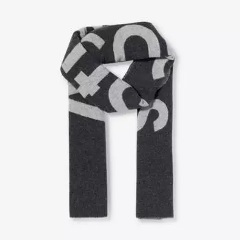 Шарф Tronty с логотипом Acne Studios, серый